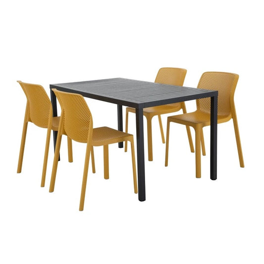 Comedor para exterior Bit - Cube Senape by Nardi