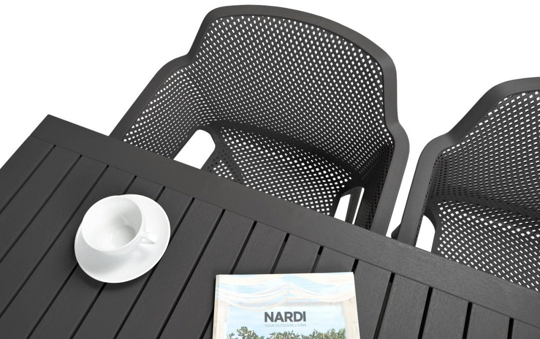 Comedor para exterior Net - Cube antracite by Nardi